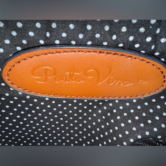 Porto Vino Wine Purse Lunch Bag Shoulder Tote with 3 Bladder Inserts EUC - Picture 3 of 6